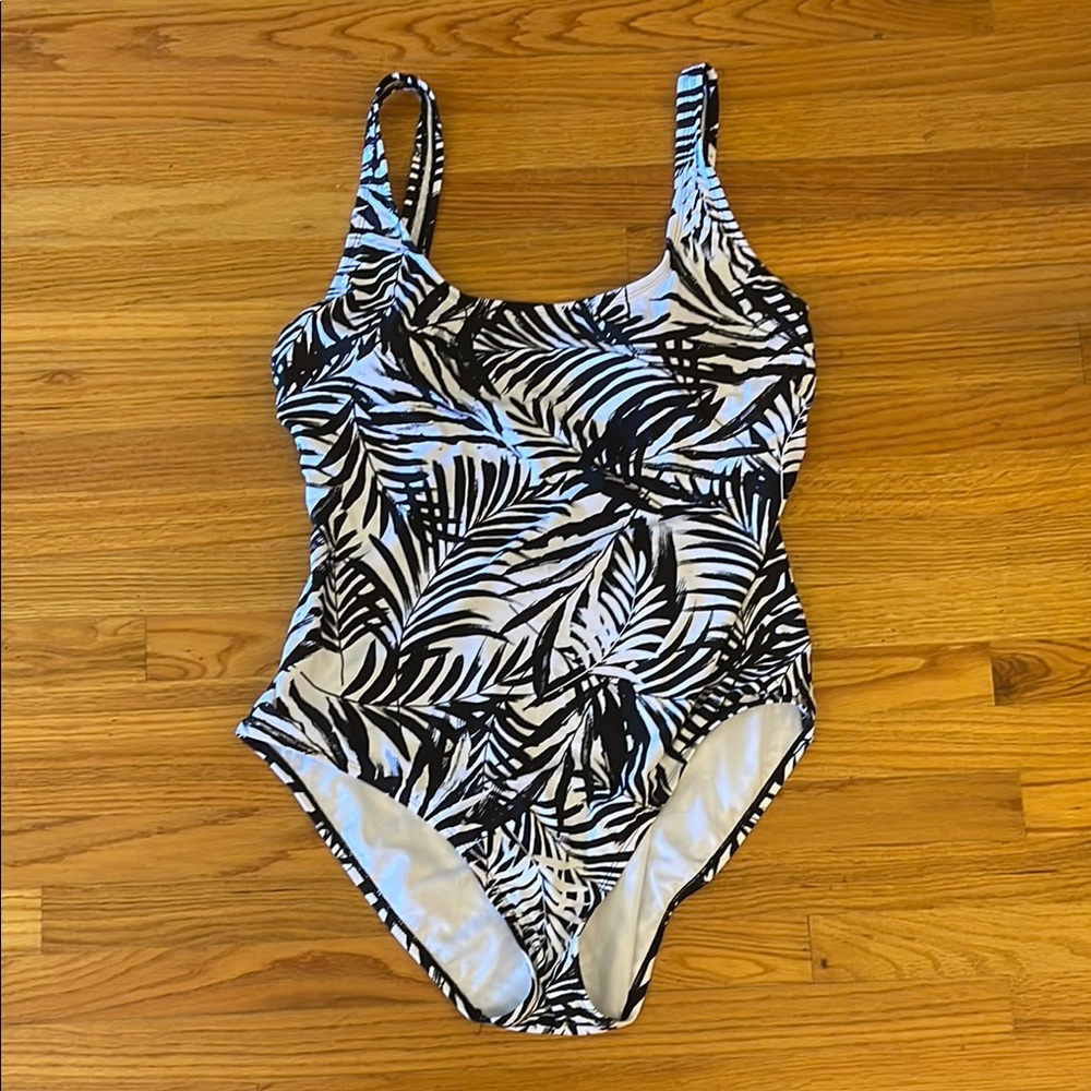Ocean Pacific White and Black Swimsuit